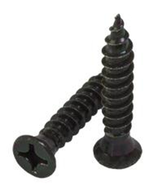 GKL Black Oxide Commercial Wood Door Hinge Screws-500 Pack HSP500WB