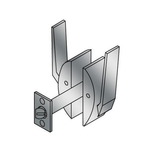 ABH HOSPITAL PASSAGE RIGHT HAND PUSH/PULL LATCH 6818Q-5A-US32D (5") RH