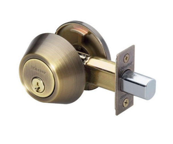 MASTER LOCK KW1 SINGLE CYLINDER DEADBOLT LOCK DS0605KA4