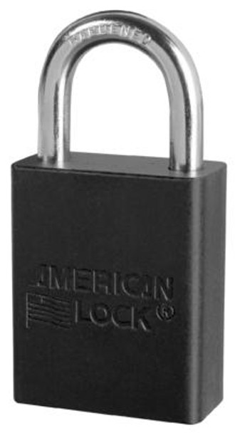 AMERICAN LOCK ALUMINUM SAFETY PADLOCK A1105BLK KD