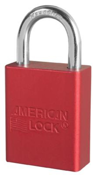 AMERICAN LOCK ALUMINUM SAFETY PADLOCK A1105RED KD