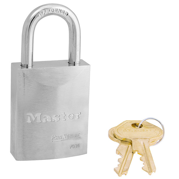 Master Lock Pro-Series® Solid  Steel Keyed Alike Padlock 7030KA