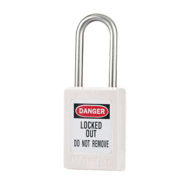 Master Lock Global Thermoplastic Snap Lock Safety Padlock S33WHT