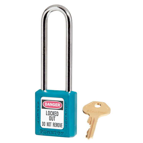 Master Lock Zenex™ Thermoplastic Safety Padlock 410LTTEAL KD