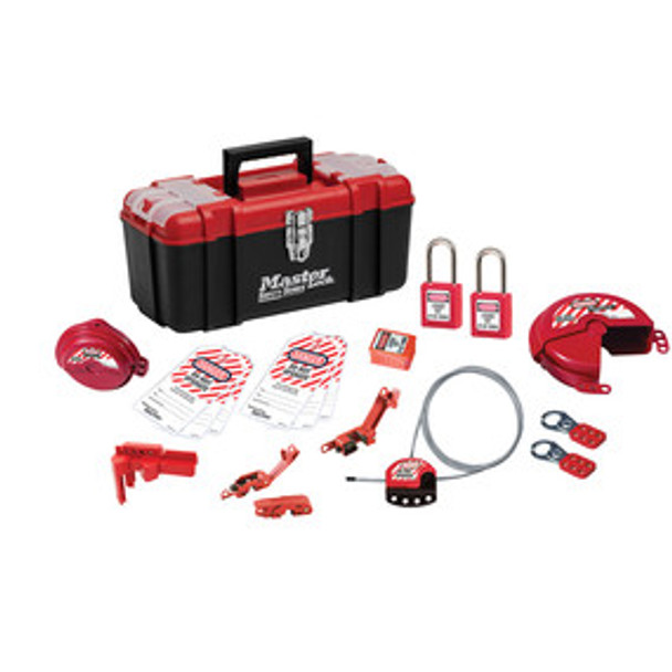 MASTER LOCK SAFETY LOCKOUT TOOLBOX KIT 1457VE410ABAS MASTER LOCK SAFETY LOCKOUT TOOLBOX KIT 1457VE410ABAS