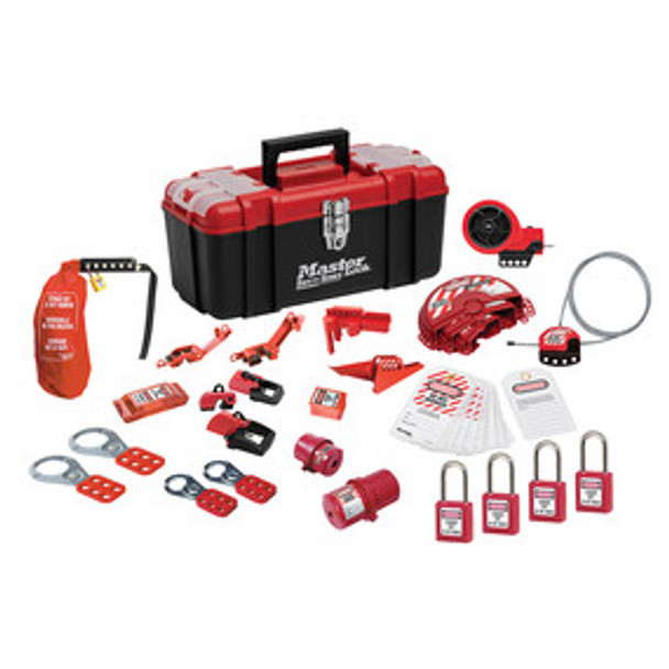 MASTER LOCK SAFETY LOCKOUT TOOLBOX KIT 1457VE410KAPRE MASTER LOCK SAFETY LOCKOUT TOOLBOX KIT 1457VE410KAPRE