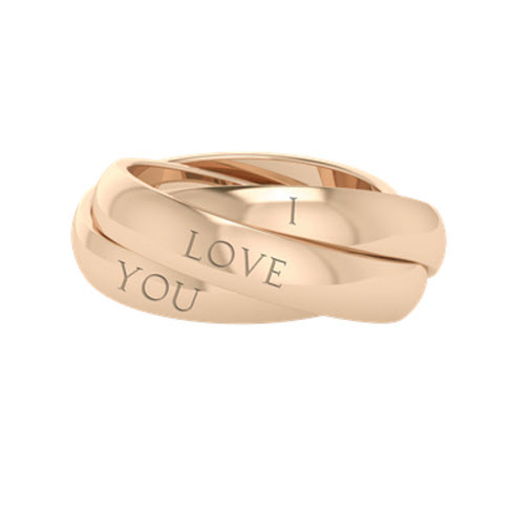 Russian Wedding Ring - Juno - Rose Gold