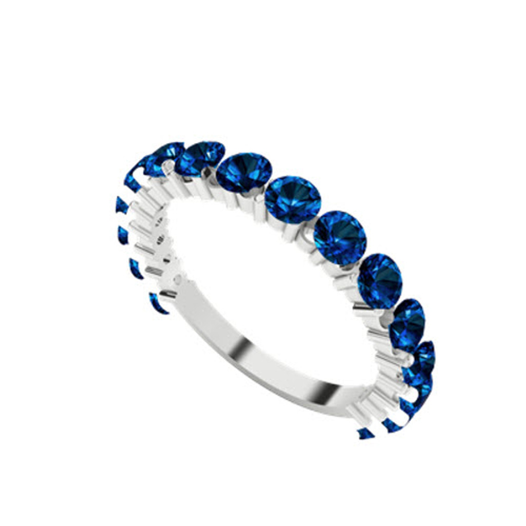 stylerocks-full-round-brilliant-cut-blue-sapphire-white-gold-wedding-ring-on-hand