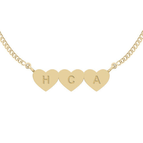 stylerocks-three-joined-hearts-necklace-9ct-yellow-gold-engraved-arial