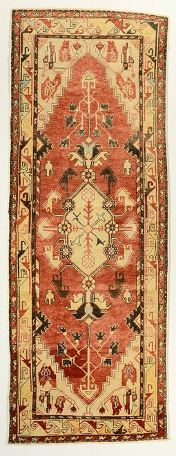 3'3 X 8'9 Wide Antique Tribal Traditional Runner