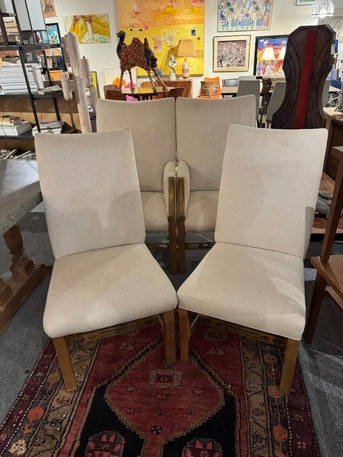Set of 4 Upholstered Dining Chairs