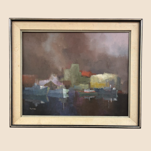 “City Port #2” Acrylic on Canvas