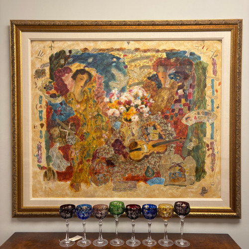 Large Signed Serigraph by Roy Fairchild Woodard