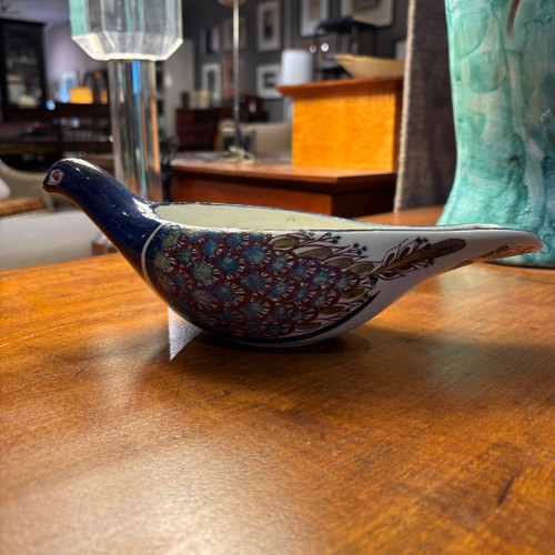 Royal Copenhagen Peacock Dish