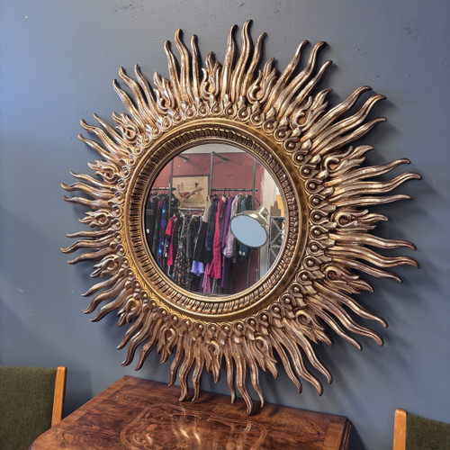 Contemporary Sunburst Mirror