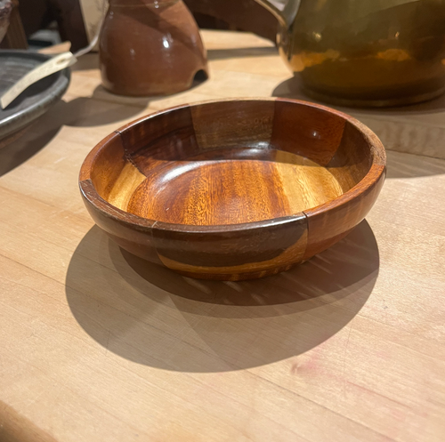 Wooden Handcrafted Salad Bowls, set of 5
