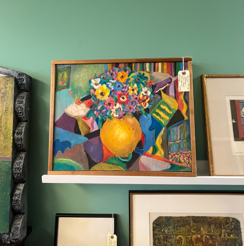 Emilija “Milita” Stambuk (1924–2006) — Still life oil painting.