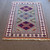 5’0” X 7’2” vintage handknotted Multicolor tribal geometric kazak carpet or rug