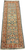2’0 x 6’3 light blue and multicolored tribal geometric Kazak runner rug