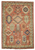 3'4 X 4'11 Bold Tribal Geometric Red and Multicolor Carpet