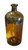 14 Inch High Large Antique Illinois Glass Co. Brown Glass Bottle 