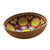 Huichol Intricately Beaded Gourd Bowl