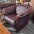 Burgundy Leather Armchair
