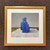 3 Blue Bottles Oil on Paper by RB Sprauge