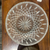 Large Polish cut lead Crystal serving bowl