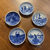 set of 5 mini plates ~ Royal Copenhagen
