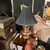 Antique Copper lamp with somovar base