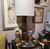 Fantastic mid-century lamp from a wallpaper roller