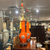 Pair of MCM Orange Enamelled Lamps