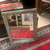 Antique silver framed mirror.