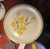 Japanese stoneware “Spring Collection” — set of 4 dinner plates.