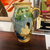 European Hand-Painted Ceramic Pitcher