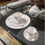 Royal Worcester, 56-Piece "Blue Sprays" Bone China Dinner Service