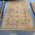 8’9” x 14’5” persian sultanabad traditional hanknotted wool carpet in beige red and blue