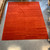 9’3” x 12’2” Red repeat pattern tibetan style handknotted rug