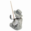 Design Toscano Design Toscano NG32122 Frederic The Little Fisherman of Avignon Boy Fishing Garden Statue, two tone stone