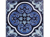 National Pool Tile National Pool Tile Casablanca 6x6 Deco Series Cobalt Ocean