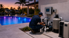Color-Changing Nicheless Pool Light Installation