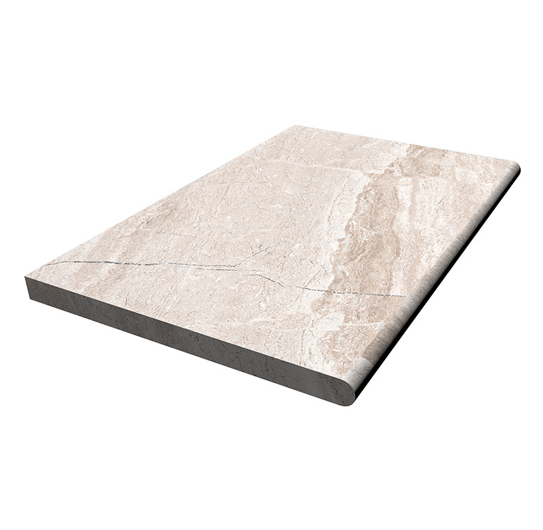 Diana Royal Marble Pool Coping 12x24 Bullnose