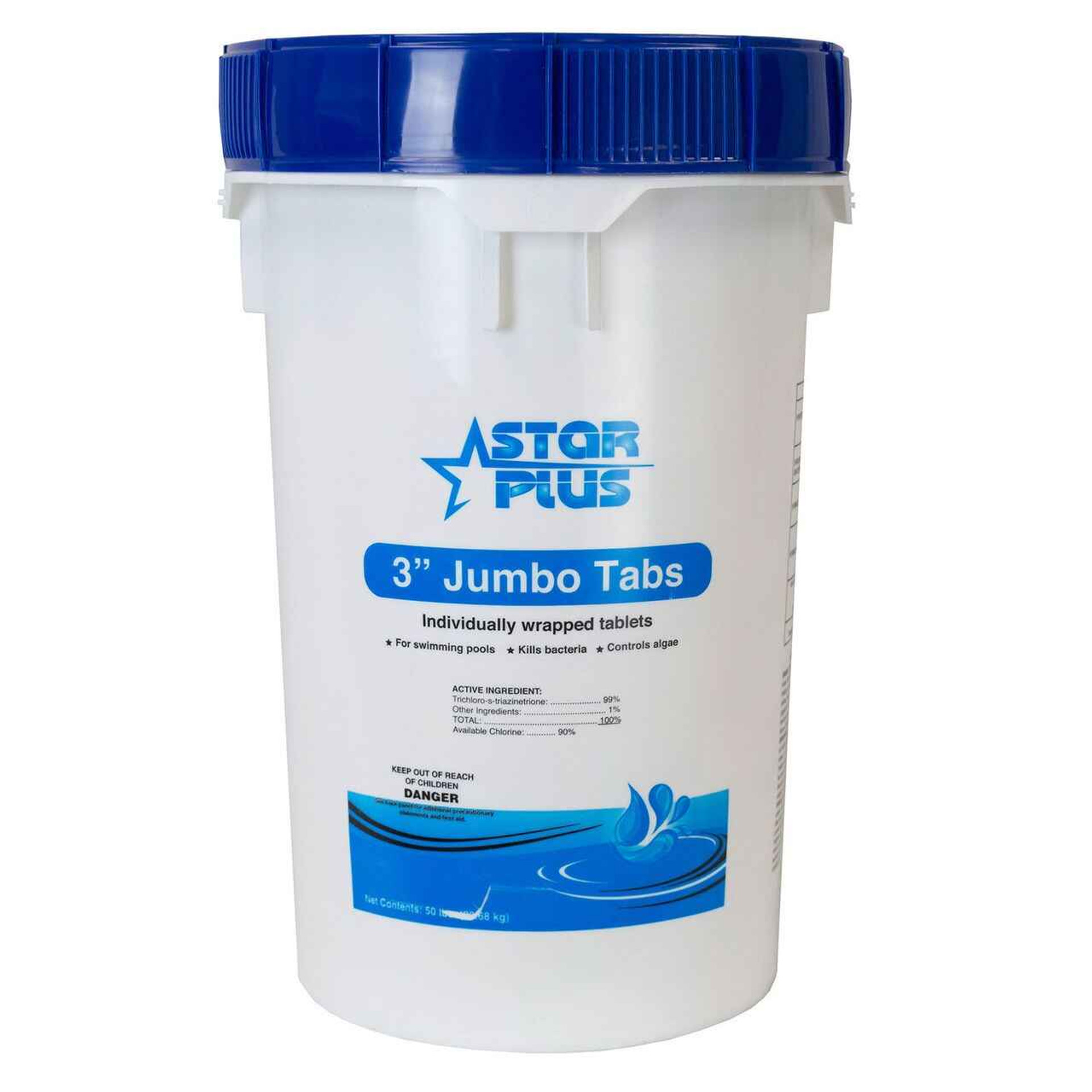 Pool Logic 50 lbs 3 in. Chlorine Tablet By DG Pool Supply