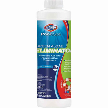 Clorox Clorox PoolandSpa Green Algae Eliminator, 1-Quart 42032CLX