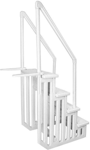 DG Pool Products Step Above Ground Swimming Pool Ladder /W Handle Slip Prevent 32 Inch