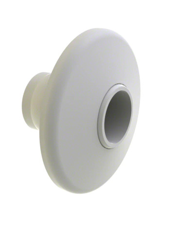  White Australian Return Fitting with Adjustable Eyeball 1" Knock-In 