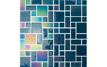 Prism Midnight Mosaic Pattern Swimming Pool Tile