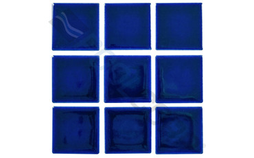 NPT 2x2 Glazed Cobalt Porcelain Pool Tile 2" x 2"