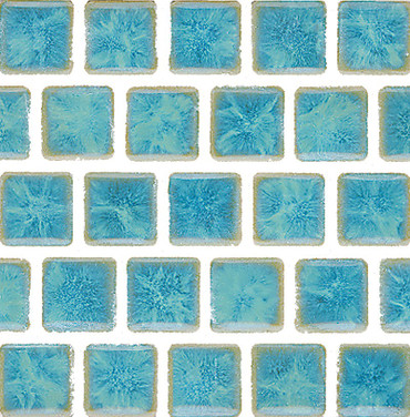 NPT Harmony Olive Blue Pool Tile 1" x 1"